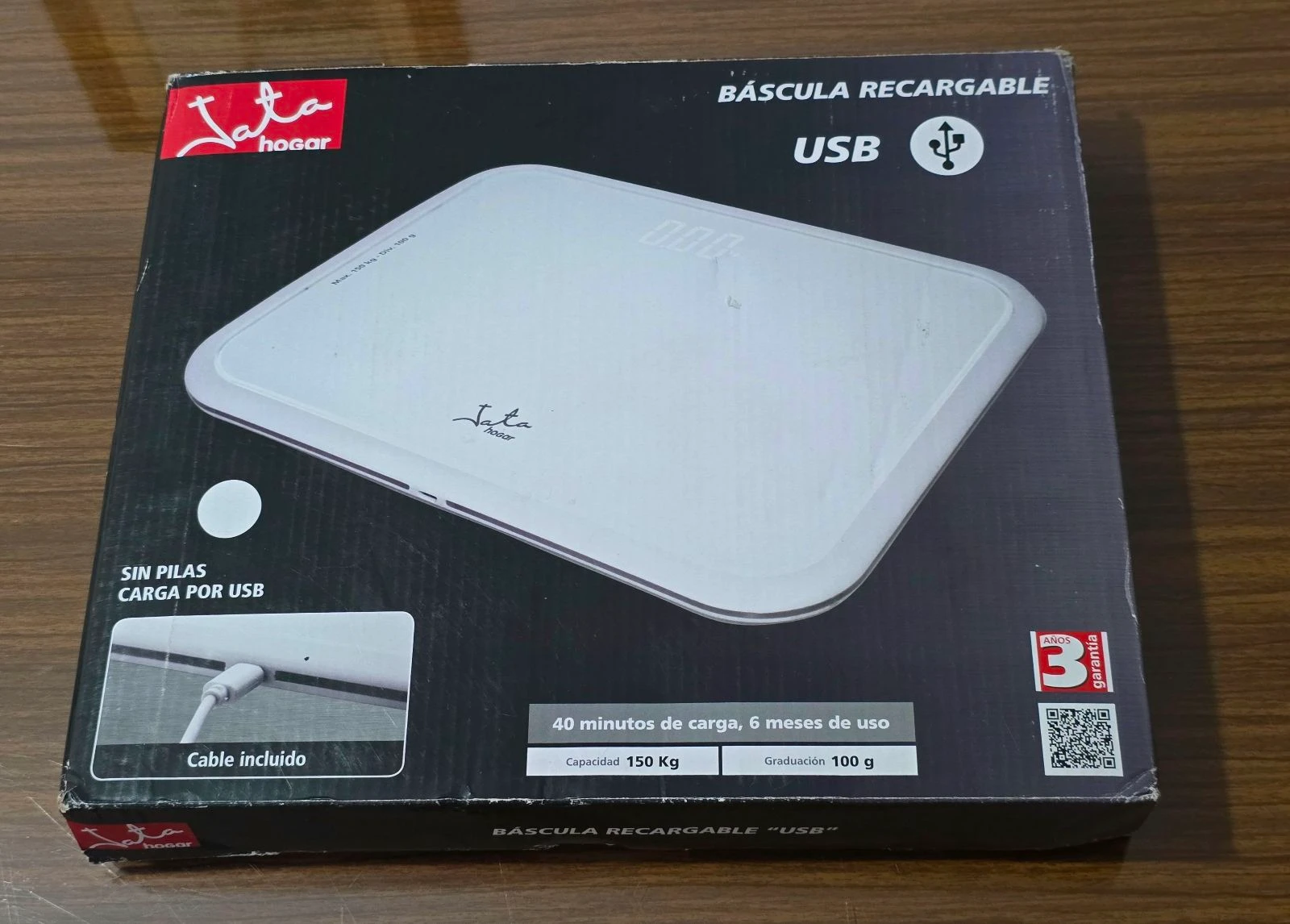 Digital bathroom scale, USB charging. Up to 150 kg – photo 6